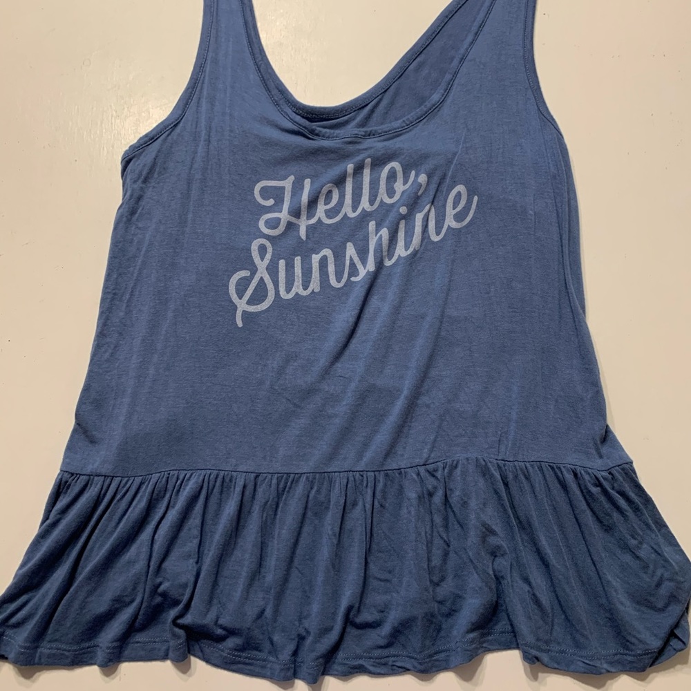 Frilly tank top